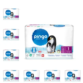 חיתולי פינגו מידה 1 | מארז שמינייה