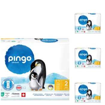 חיתולי פינגו מידה 2 | מארז רביעייה