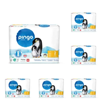 חיתולי פינגו מידה 2 | מארז שישייה