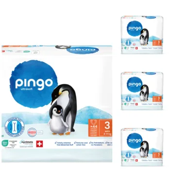 חיתולי פינגו מידה 3 | מארז רביעייה