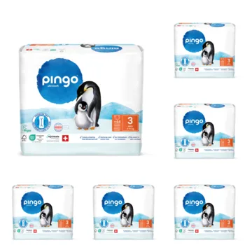 חיתולי פינגו מידה 3 | מארז שישייה