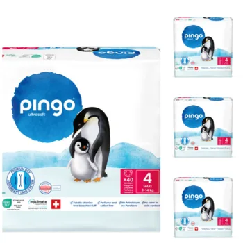 חיתולי פינגו מידה 4 | מארז רביעייה