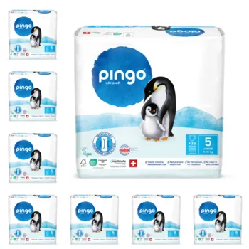 חיתולי פינגו מידה 5 | מארז שמינייה