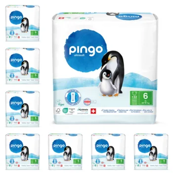 חיתולי פינגו מידה 6 | מארז שמינייה