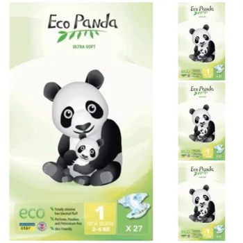 חיתולי פנדה מידה 1 | מארז רביעייה