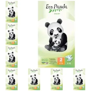 חיתולי פנדה מידה 2 | מארז שמינייה