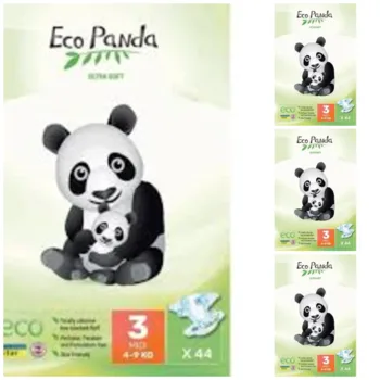 חיתולי פנדה מידה 3 | מארז רביעייה