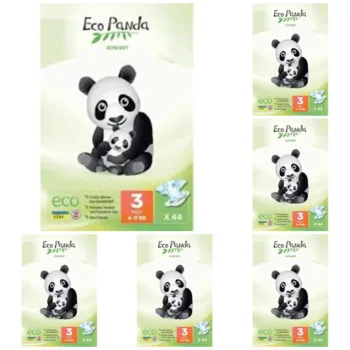 חיתולי פנדה מידה 3 | מארז שישייה