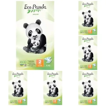 חיתולי פנדה מידה 2 | מארז שישייה