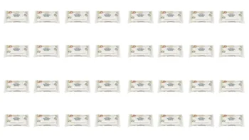 מגבונים טבעיים - 2 אריזות חיסכון (32 חבילות)